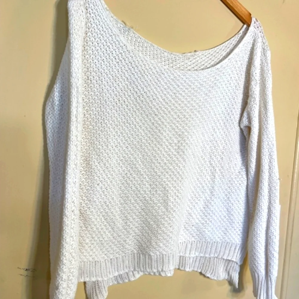 White Knit Sweater